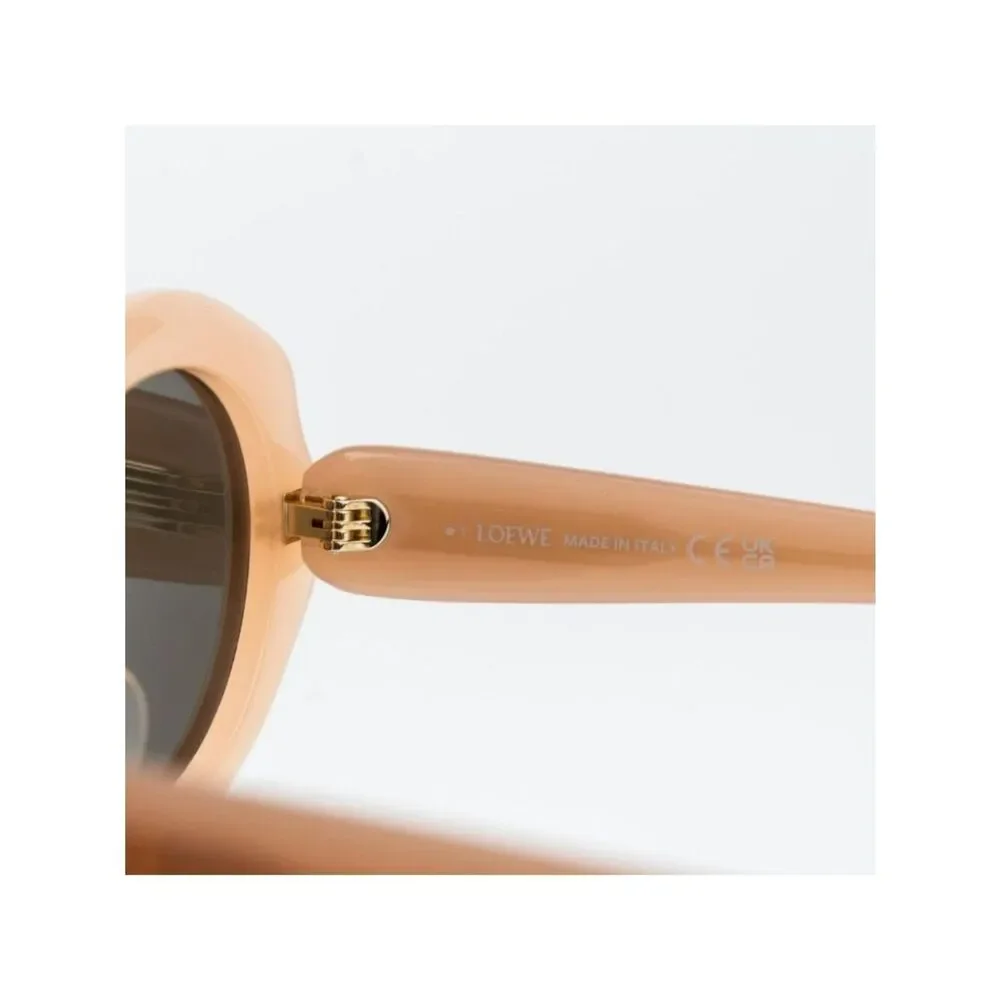 Loewe Women Sunglasses Nude Pink Brown Oval LW40147F 72E NEW  display picture 1